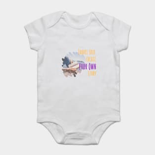 Travel Solo, create your own Story Baby Bodysuit